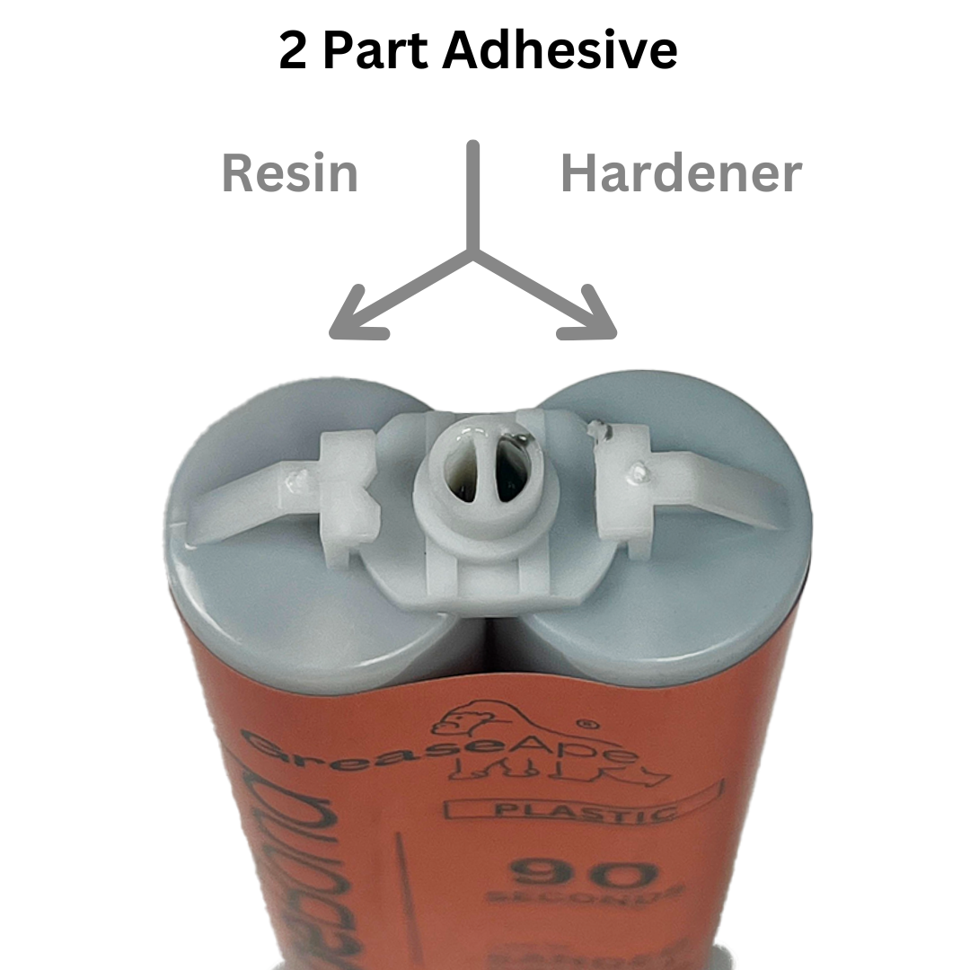 ApeBond 2 Part Plastic Adhesive - 90 seconds