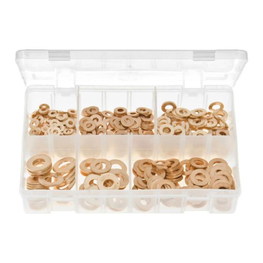 Assorted Flat Copper Washers - Evelyne Bolts®