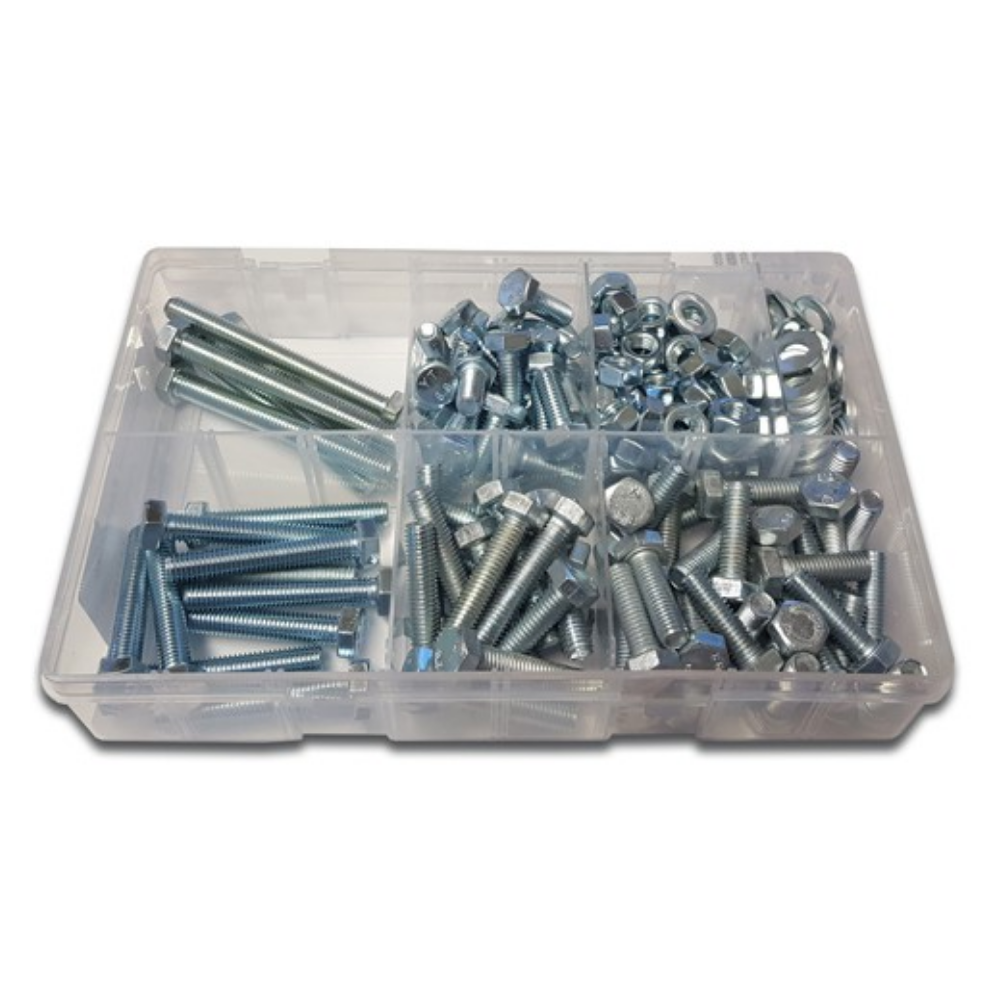 Assorted M8 Setscrews & Nuts - Evelyne Bolts®