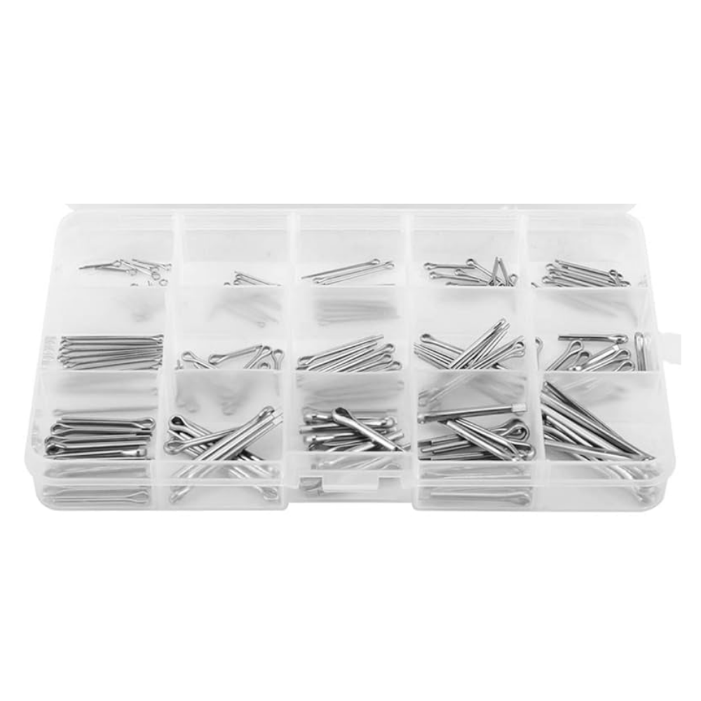 Assorted Small Size Split Pins - 1000 Pack - Evelyne Bolts®