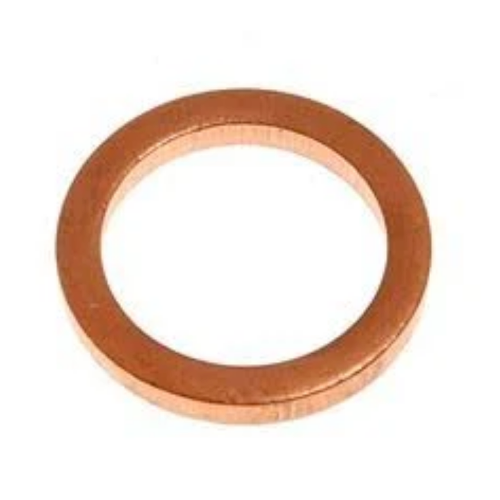 Copper Flat Washer M8 x 12mm x 1mm