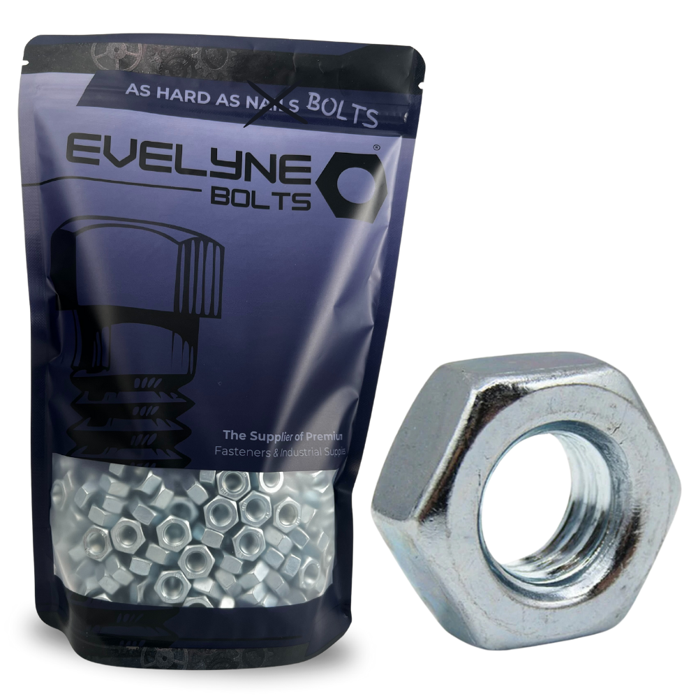 M8 Plain Nuts - Evelyne Bolts®