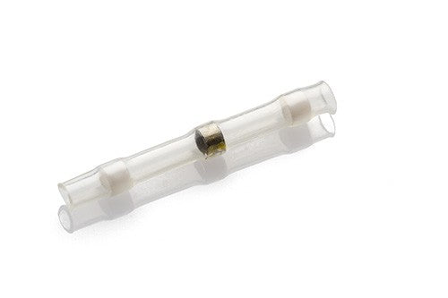 Solder Butt Connectors - White - 50pcs